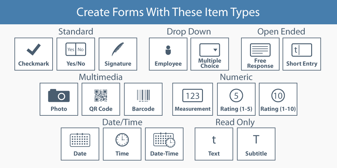 Jolt Form Item Types